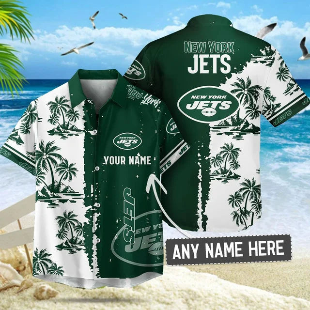 Limited Edition – Customized NFL Nyj New York Jets Unisex Hawaiian Shirt & Shorts Set