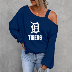 Limited Edition – Customized MLB Detroit Tigers Drop Shoulder Sweatshirt