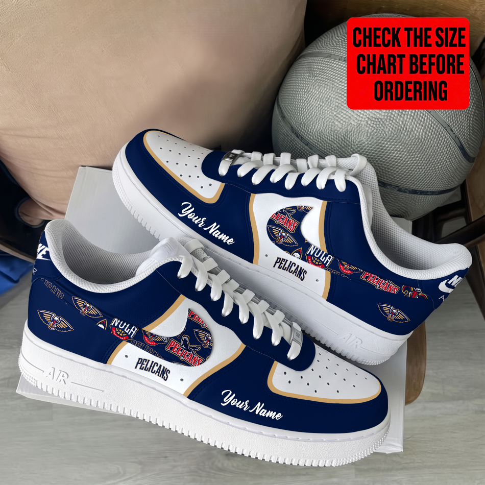 Limited Edition – Customized NBA New Orleans Pelicans Af1 Shoes