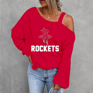 Limited Edition – Customized NBA Houston Rockets Drop Shoulder Sweatshirt