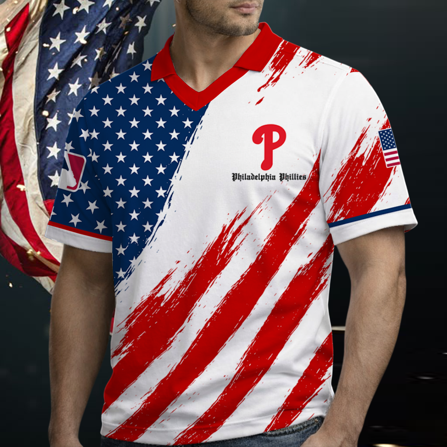 Limited Edition – Customized MLB Philadelphia Phillies Polo Shirt