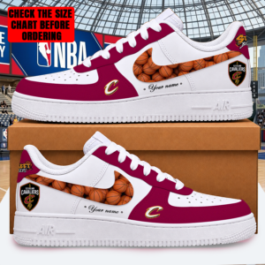Limited Edition – Customized NBA Cleveland Cavaliers Af1 Shoes