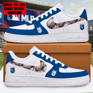 Limited Edition – Customized MLB Kansas City Royals Af1 Shoes