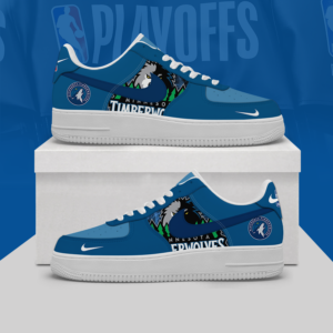 Limited Edition – Customized NBA Minnesota Timberwolves Af1 Shoes
