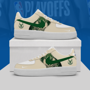 Limited Edition – Customized NBA Milwaukee Bucks Af1 Shoes