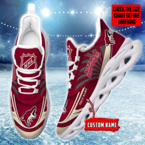 Limited Edition – Customized NHL Arizona Coyotes Max Soul Shoes