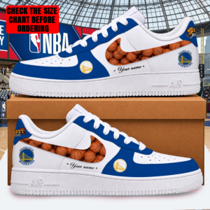 Limited Edition – Customized NBA Golden State Warriors Af1 Shoes