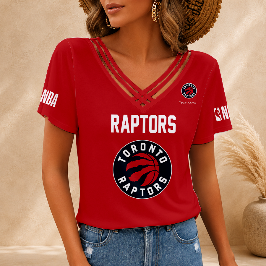 Limited Edition – Customized NBA Toronto Raptors V-Neck Shirt