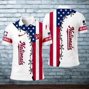 Limited Edition – Customized MLB Washington Nationals Polo Shirt