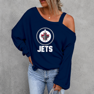 Limited Edition – Customized NHL Winnipeg Jets Drop Shoulder Sweatshirt