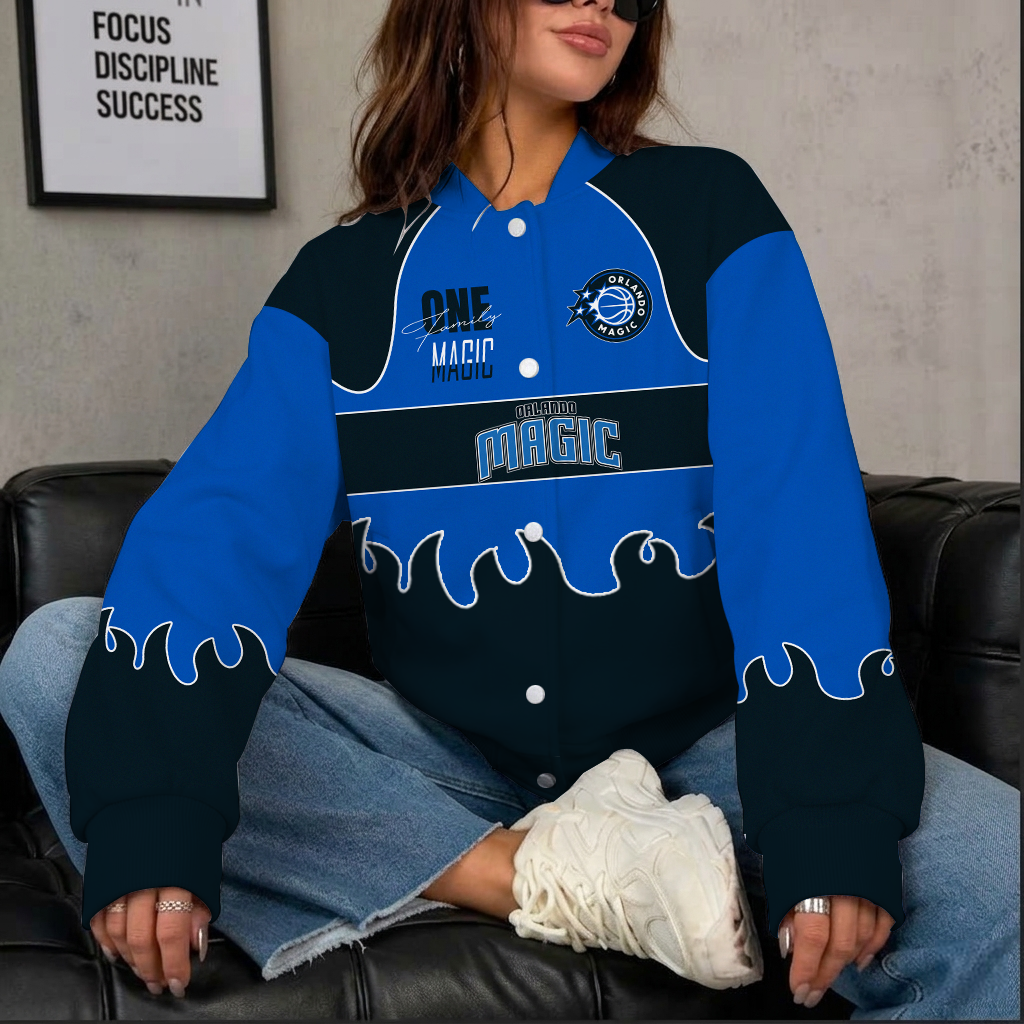 Limited Edition – Customized NBA Orlando Magic Baseball Jacket
