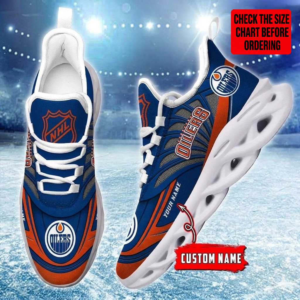 Limited Edition – Customized NHL Edmonton Oilers Max Soul Shoes