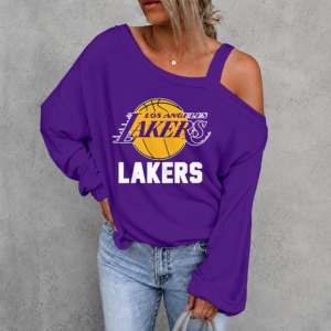 Limited Edition – Customized NBA Los Angeles Lakers Drop Shoulder Sweatshirt