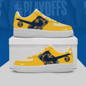 Limited Edition – Customized NBA Denver Nuggets Af1 Shoes