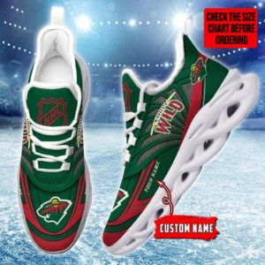 Limited Edition – Customized NHL Minnesota Wild Max Soul Shoes