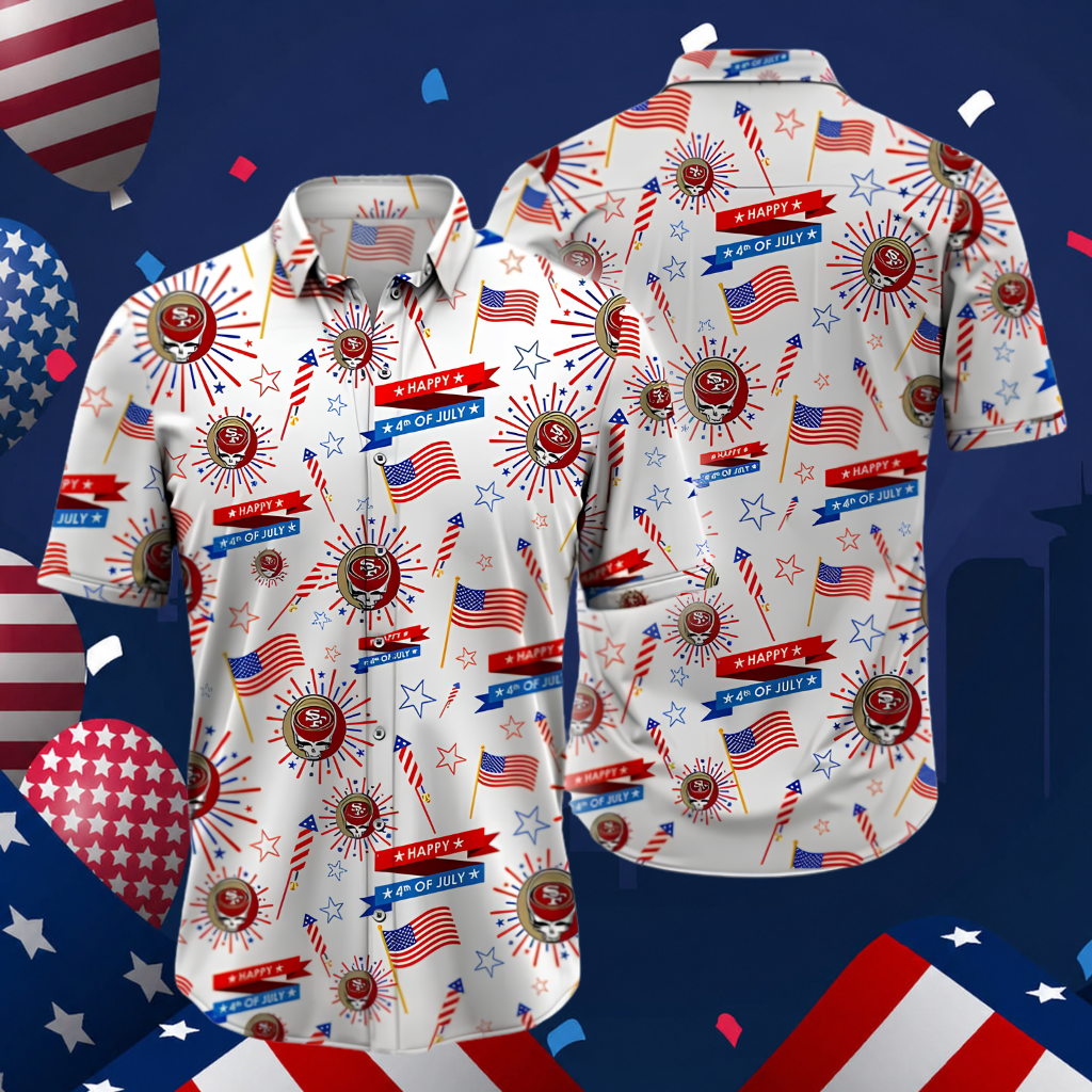 Limited Edition – Customized NFL San Francisco 49Ers Patriotic 250 Usa Hawaiian Shirt