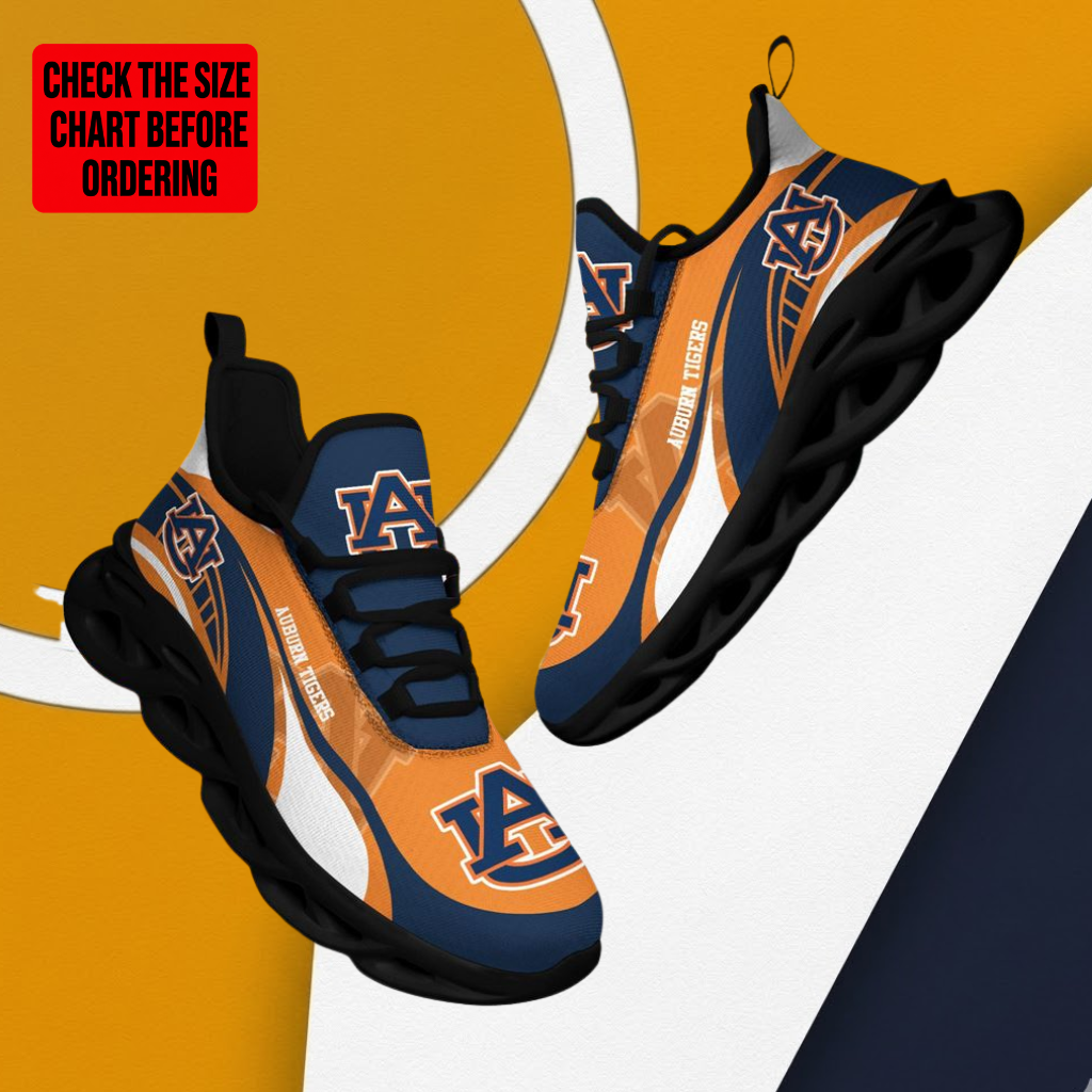 Limited Edition – New Customized NCAA Auburn Tigers Max Soul Sneakers