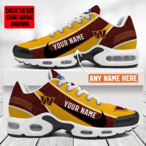 Limited Edition – Customized NFL Washington Commanders Air Max Plus Sneakers