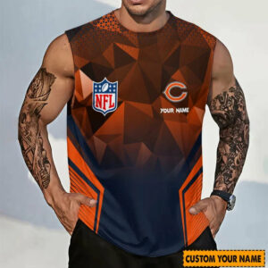 Limited Edition – Customized NFL Chicago Bears Men’s Gym Shirt