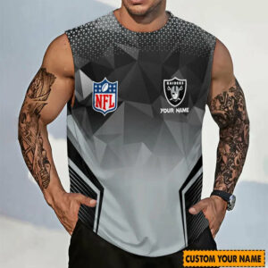 Limited Edition – Customized NFL Las Vegas Raiders Men’s Gym Shirt