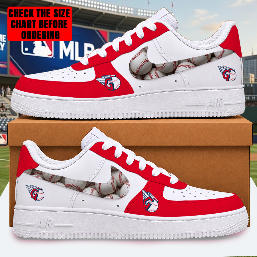 Limited Edition – Customized MLB Cleveland Guardians Af1 Shoes