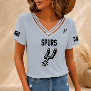 Limited Edition – Customized NBA San Antonio Spurs V-Neck Shirt