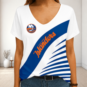 Limited Edition – Customized NHL New York Islanders V-Neck Female Shirt