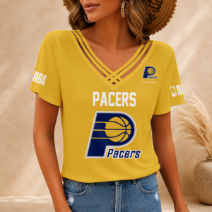 Limited Edition – Customized NBA Indiana Pacers V-Neck Shirt