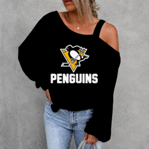 Limited Edition – Customized NHL Pittsburgh Penguins Drop Shoulder Sweatshirt