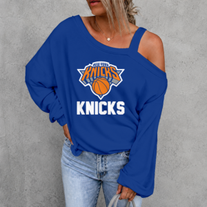 Limited Edition -New C mized Drop NBA New York Knicks Shoulder Sweatshirt