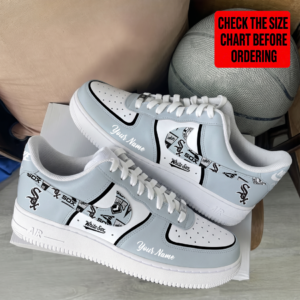 Limited Edition – Customized MLB Chicago White Sox Af1 Shoes