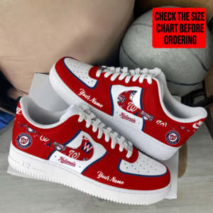 Limited Edition – Customized MLB Washington Nationals Af1 Shoes