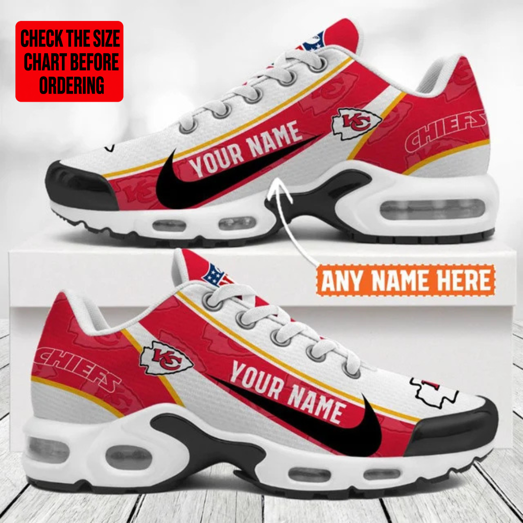 Limited Edition – Customized NFL Kansas City Chiefs Air Max Plus Sneakers