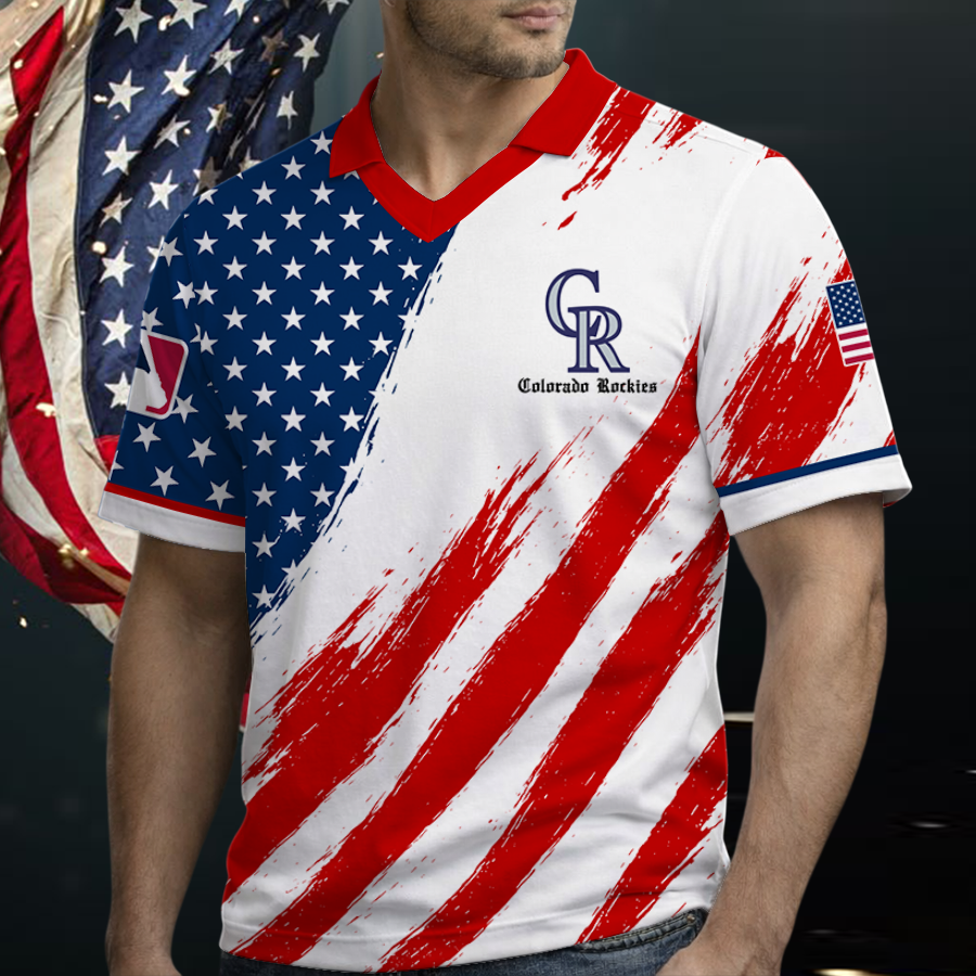 Limited Edition – Customized MLB Colorado Rockies Polo Shirt