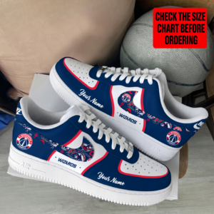 Limited Edition – Customized NBA Washington Wizards Af1 Shoes