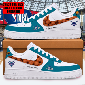 Limited Edition – Customized NBA Charlotte Hornets Af1 Shoes