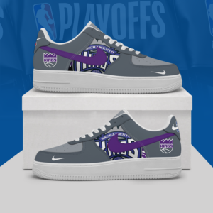 Limited Edition – Customized NBA Sacramento Kings Af1 Shoes
