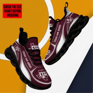 Limited Edition – New Customized NCAA Texas A&M Aggies Max Soul Sneakers