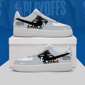 Limited Edition – Customized NBA San Antonio Spurs Af1 Shoes