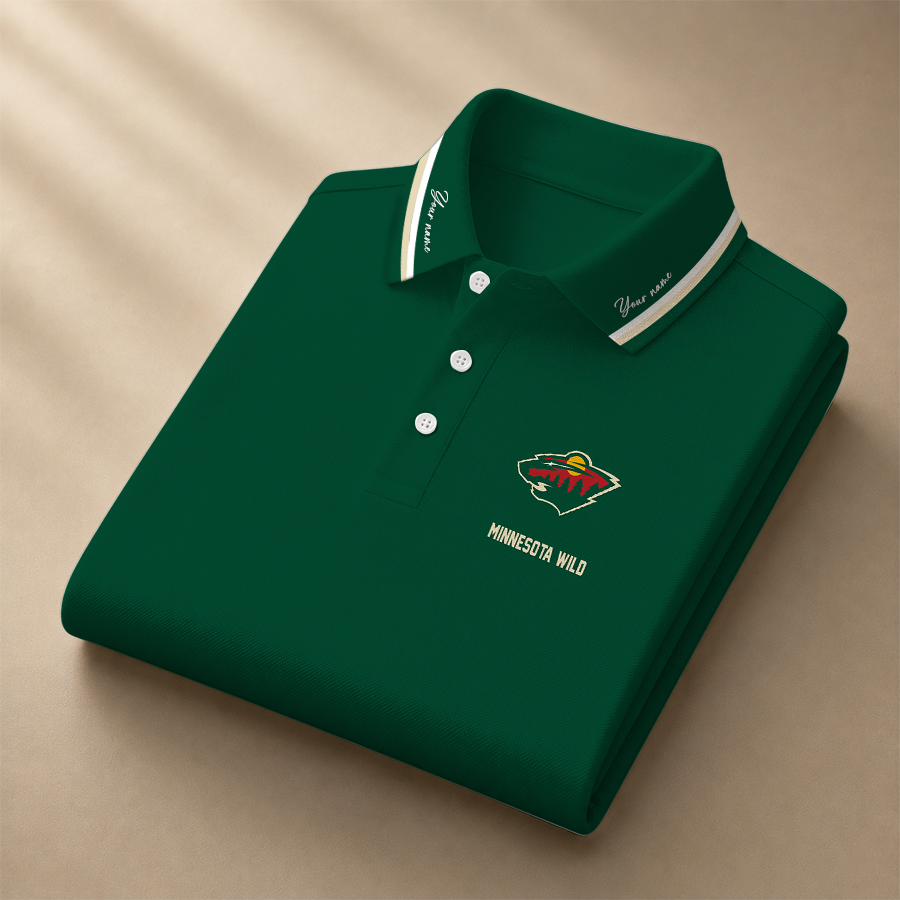 Limited Edition – Customized NHL Minnesota Wild Polo Shirt