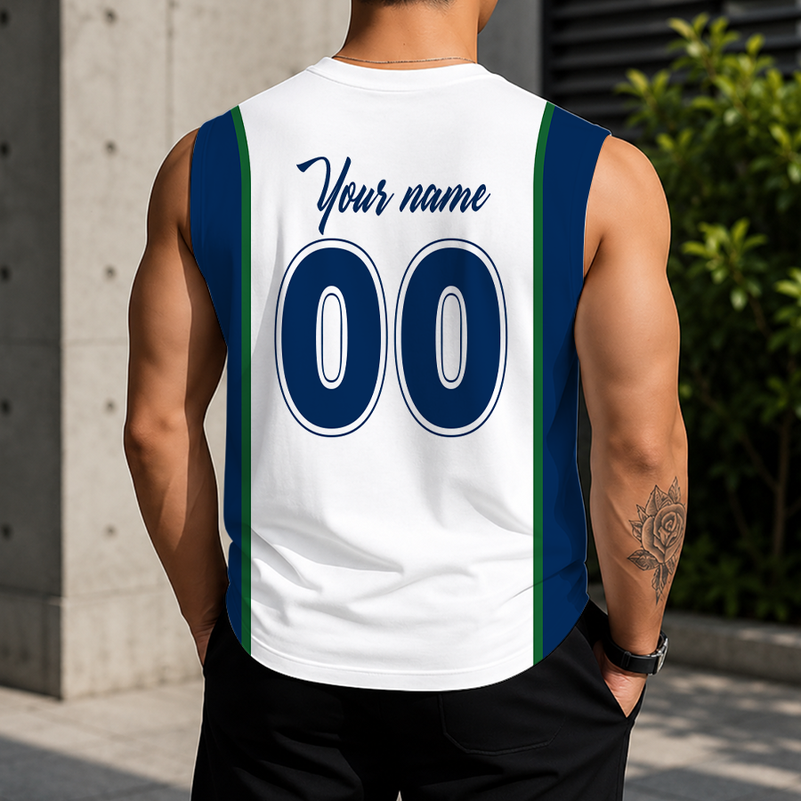 Limited Edition – Customized NBA Utah Jazz Tank Top - Image 2