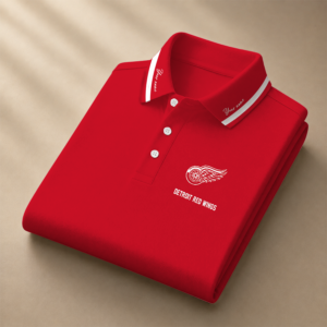 Limited Edition – Customized NHL Detroit Red Wings Polo Shirt
