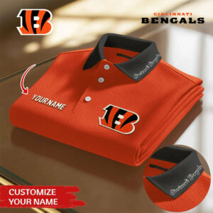Limited Edition – Customized NFL Cincinnati Bengals Polo Shirt