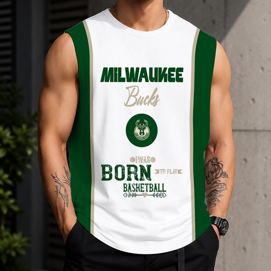 Limited Edition – Customized NBA Milwaukee Bucks Tank Top