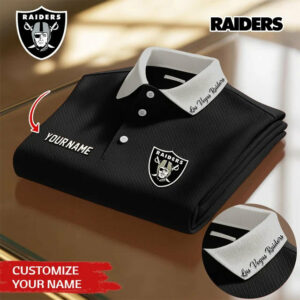 Limited Edition – Customized NFL Las Vegas Raiders Polo Shirt