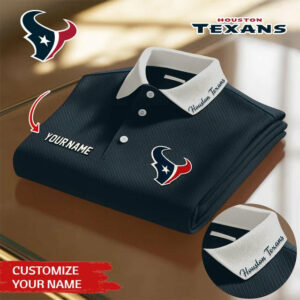 Limited Edition – Customized NFL Houston Texans Polo Shirt