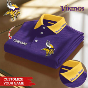 Limited Edition – Customized NFL Minnesota Vikings Polo Shirt