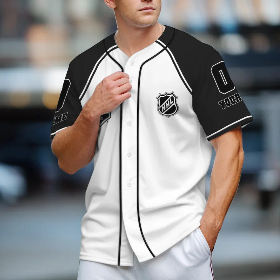 Limited Edition – Customized NHL Los Angeles Kings Baseball Jersey - Image 2