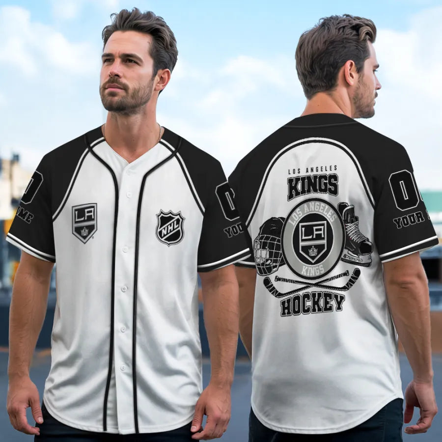 Limited Edition – Customized NHL Los Angeles Kings Baseball Jersey