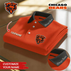 Limited Edition – Customized NFL Chicago Bears Polo Shirt
